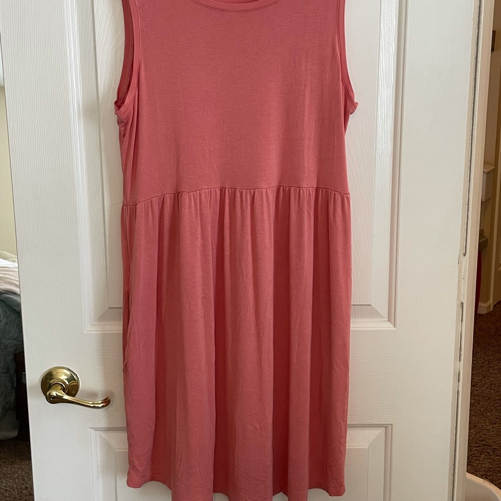 Maurices pink sleeveless dress